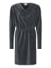 Kaffe Kleid KArita Slim fit in Silver Metallic Glitter