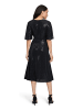Vera Mont Cocktailkleid im Glitzer-Look in Schwarz/Schwarz