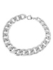 Adeliás Herren Edelstahl Armband 22 cm in silber