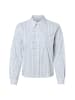 Marie Lund Bluse Tyler in weiß hellblau