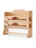relaxdays Wandrollenhalter in Natur - (B)35 x (H)27 x (T)9 cm