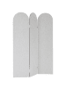 Beliani Paravent SLIMMY in Grau - (W) 120 x (H) 160 x (L) 2 cm