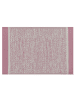 Beliani Outdoorteppich BALLARI in Rosa/Weiß - (W) 120 x (H) 0.5 x (L) 180 cm