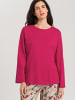 Hanro Longsleeve Natural Shirt in pink mimosa