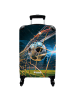 NoBoringSuitCases Suitcase, Handgepäck, Koffer, Trolley, Reisekoffer Fußball-Design ideal