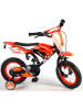 Volare Kinderfahrrad Motorrad für Jungen Fahrrad 12 Zoll Kinderrad in Orange 3 Jahre