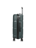 D&N Travel Line 4300 - 4-Rollen-Trolley M 66 cm (black) in dark green