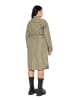 Studio Untold Midikleid in dunkles olive