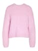 Noisy may Strickpullover Relaxed Fit flauschiger Stoff in Rosa
