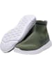 Hummel Sneaker High Terrafly Sock Runner Jr in DEEP LICHEN GREEN