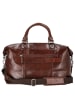 PICARD Buddy Weekender 26 - Reisetasche 44 cm Büffelleder (schwarz) in cognac