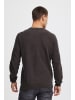 BLEND Rundhals Strickpullover Basic Langarm Sweater in Dunkelgrau