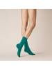Kunert Socken Liz druckfreier Bund in deep green