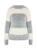 myMo ROCKS Damen Strickpullover in Creme Mehrfarbig