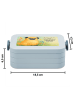 Mr. & Mrs. Panda Bento Box Mops Design mit Spruch in Blau Pastell