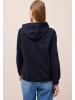 Cecil Sweatshirt mit Kapuze in Blau