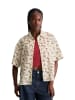 Marc O'Polo DENIM Print-Kurzarmbluse relaxed in Offwhite
