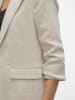 Vero Moda Einfarbiger Blazer Offfener Style Basic Jacket in Braun-4