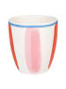 Blond Amsterdam Mini-Becher Streifen PR in Rot - 200 ml