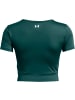 Under Armour Shirt "Motion Crossover Crop Ss" in Blau