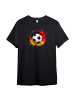 PAULGOS Kinder T-Shirt, Bunter Fußball 1 in Schwarz