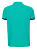 Rusty Neal Kontrast Polo Pique Shirt Regular Fit in Grün / Marine