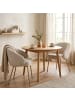 CALICOSY 2er-Set Stoelen PIA  in Beige - (W)62  x (H)81  x (L)60 cm