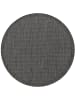 Melius Vivere Outdoor Teppich GIZA Schwarz Rund