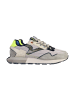 Victoria Leder-Sneaker Grau