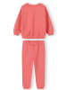 Minoti 2-tlg Langarmshirt & Hose NOSFLEECE102 in koralle