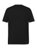 Men Plus Kurzarm T-Shirt in schwarz