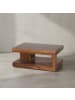 KADIMA DESIGN Couchtisch Massivholz 90x60x40 cm, Wohnzimmertisch braun,