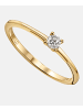 Diamant L'éternel Ring aus 585 Gelbgold mit 0.1 Karat Diamant