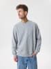 TWO SOON Sweatshirt in Grey Melange