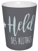 Geda Labels Kaffeebecher Held des Alltags in Grau - 300 ml