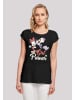 F4NT4STIC T-Shirt Disney Minnie Maus & Daisy Girl Power in schwarz