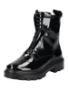 ara Stiefelette Schwarz Lack