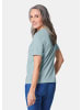 GOLDNER Kurzgröße:  Knitterarmes Shirt mit Elasthan in bleu
