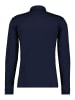Ragman Poloshirt langarm für Herren in dunkel-blau