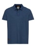 Camel Active Poloshirt mit minimal Allover-Print in Dunkelblau