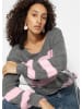 SASSYCLASSY Oversize Pullover in Grau