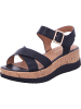 Tamaris Keilsandalette in schwarz