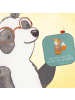 Mr. & Mrs. Panda Glasuntersetzer Widder Power mit Spruch in Meeresbrise