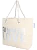 normani Bequeme Sommer-Umhängetasche, Strandtasche in Summer Love Beige