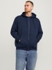 JACK & JONES PLUS Kapuzenjacke in Navy Blazer