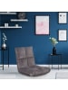 relaxdays Bodenstuhl in Grau - (B)50 x (H)58 x (T)55 cm