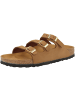 Birkenstock Sandale Florida Fresh Nubukleder schmal in braun
