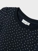 name it Weiches Langarm Kleid Mit Muster Rundhals Shirt Dress in Dunkelblau