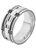 Adeliás Herren Ring aus Edelstahl in silber