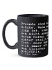 Mr. & Mrs. Panda Kaffeetasse Freunde sind wie Schuhe.... mit Spruch in Schwarz
